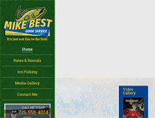 Tablet Screenshot of mikebestguiding.com